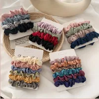 Satin Hair Scrunchies Set main image 1