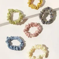 Satin Hair Scrunchies Set main image 2