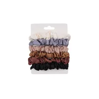 Satin Hair Scrunchies Set main image 5