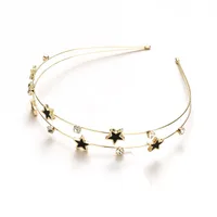 Five-pointed Star  Double-layer Headband main image 4