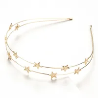 Five-pointed Star  Double-layer Headband main image 5