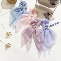 New Double Bow Hair Scrunchies main image 2
