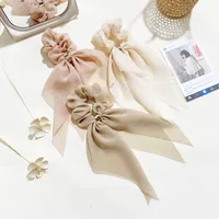 New Double Bow Hair Scrunchies main image 3