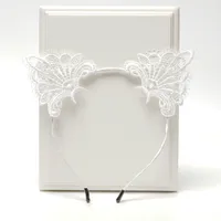 Cute Sexy Black Lace Cat Ear Lace Headband sku image 2