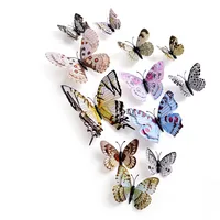Creative Butterfly Wall Stickers 12-piece Set sku image 7