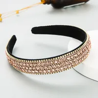 Korean  Trend Color Full Drill Non-slip Headband main image 2
