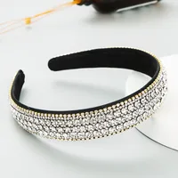 Korean  Trend Color Full Drill Non-slip Headband main image 3