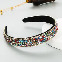 Korean  Trend Color Full Drill Non-slip Headband main image 4