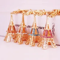 Creative Crafts Diamond Eiffel Tower Keychain main image 1