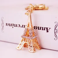 Creative Crafts Diamond Eiffel Tower Keychain main image 4