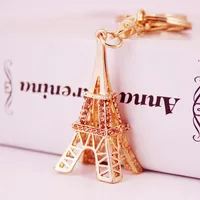 Creative Crafts Diamond Eiffel Tower Keychain sku image 4