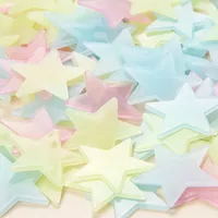 3cm Star Luminous 100pcs Pack Fluorescent Star Sticker main image 4