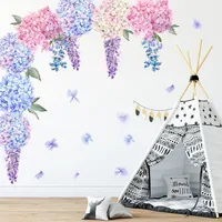 Purple Lavender Flower Ball Wall Sticker main image 1