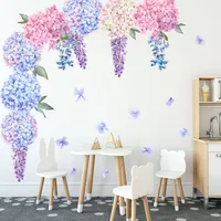 Purple Lavender Flower Ball Wall Sticker main image 2