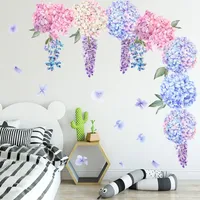 Purple Lavender Flower Ball Wall Sticker main image 3