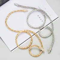 Creative Exaggerated Snake-shaped Hollow Alloy Inlaid Rhinestone Necklace main image 2