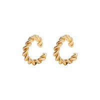 Retro C Shape Plating Alloy No Inlaid Earrings main image 4