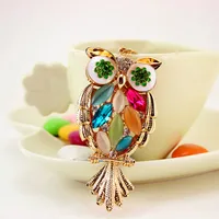 Creative Craft Small Gift Owl Diamond Car Key Chain main image 2