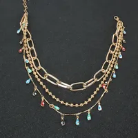 Fashion Devil Eye Chain Eye Pendant Clavicle Chain Necklace main image 2