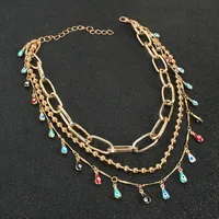 Fashion Devil Eye Chain Eye Pendant Clavicle Chain Necklace main image 4
