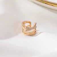 Wholesale Jewelry Fashion Copper Artificial Gemstones Plating Earrings main image 2