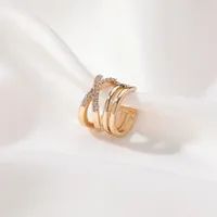 Wholesale Jewelry Fashion Copper Artificial Gemstones Plating Earrings main image 4
