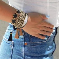 Simple Bohemian Style Miyuki Rice Bead Bracelet main image 1
