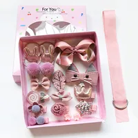 Korean Children's 18 Sets Pink Cute Hairpin main image 2
