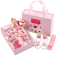 Korean Children's 18 Sets Pink Cute Hairpin main image 5