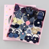 Korean Children's 18 Sets Pink Cute Hairpin sku image 6