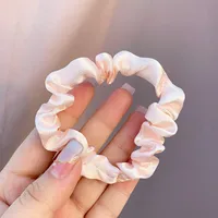 Unisex Simple Style Commute Solid Color Cloth Hair Tie sku image 3