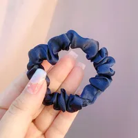 Unisex Simple Style Commute Solid Color Cloth Hair Tie sku image 11