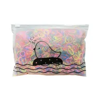Korean Simple Colorful Hair Ring Set main image 5
