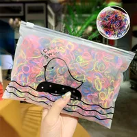 Korean Simple Colorful Hair Ring Set sku image 2