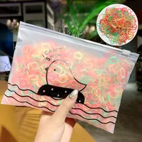 Korean Simple Colorful Hair Ring Set sku image 4