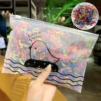 Korean Simple Colorful Hair Ring Set sku image 10