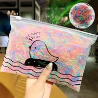 Korean Simple Colorful Hair Ring Set sku image 11