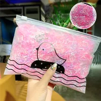 Korean Simple Colorful Hair Ring Set sku image 12