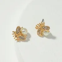 Fashion Plating Alloy Artificial Gemstones Earrings main image 6