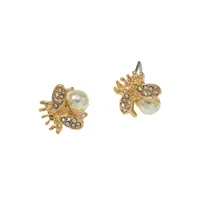 Fashion Plating Alloy Artificial Gemstones Earrings main image 2