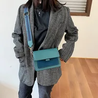 New Korean Style Frosted Wide Band Shoulder Bag main image 3