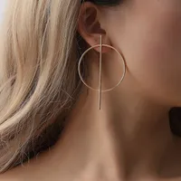 Simple Style Geometric Plating Alloy No Inlaid Earrings Ear Studs main image 1