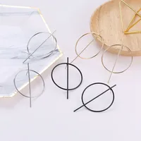 Simple Style Geometric Plating Alloy No Inlaid Earrings Ear Studs main image 3