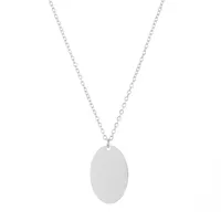Stainless Steel 14K Gold Plated Fashion Plating Geometric Necklace sku image 2