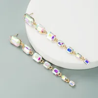 Fashion Multi-layer Alloy Diamond Earrings main image 3