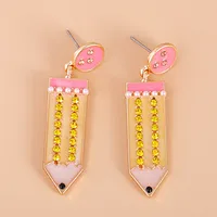 Korea Simple Creative Colored Pencil Fun Earrings main image 3