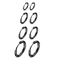 Simple  Stainless Steel Earrings main image 3