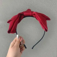 Korean Fashion Simple New Big  Bow Headband Wholesale sku image 9