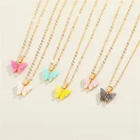 Fashion Butterfly Resin Necklace main image 1