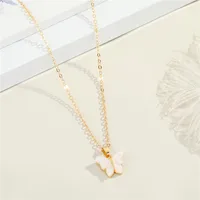 Fashion Butterfly Resin Necklace main image 4